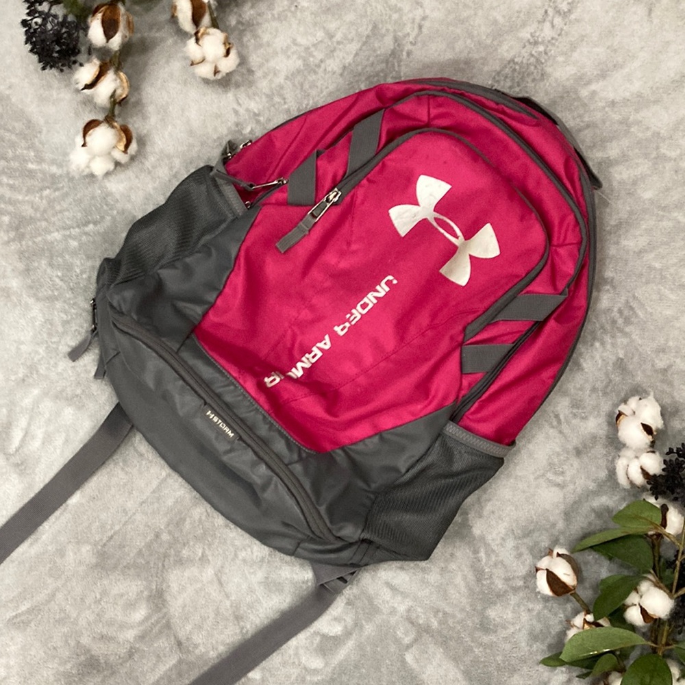 Under Armour pink backpack